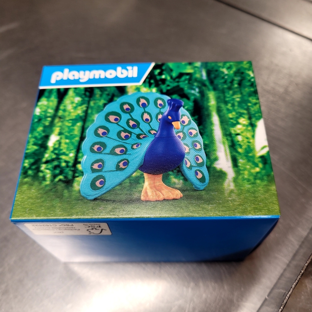 Mcdonald's Playmobil Peacock Figure Kids Toy
